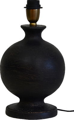 Positano Lampfot H36 Vintage Svart