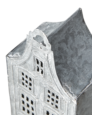 Fenix Ljuslykta Hus L8/H18 Grå/Vit