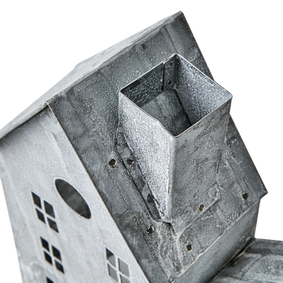 Fenix Ljuslykta Hus L26 Grå/Vit