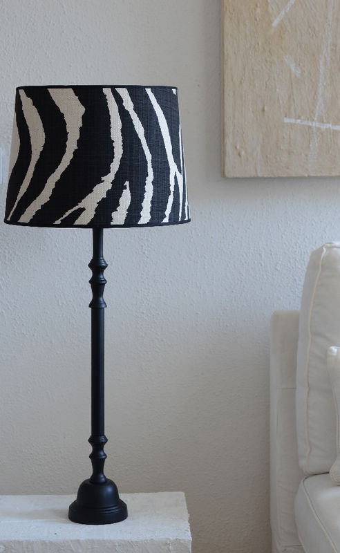 Zebra lampskärm