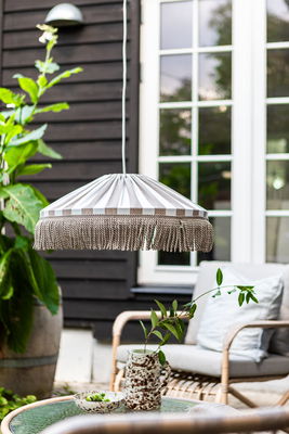 Capri Taklampa 50 Taupe/Vit Frans