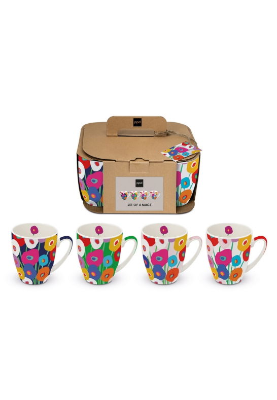 Super Bloom mugg 35 cl 4-p