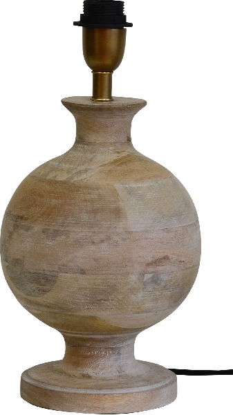 Positano Lampfot H36 White Wash