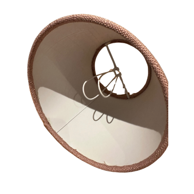 Grovlinne Lampskärm 16 Rosa