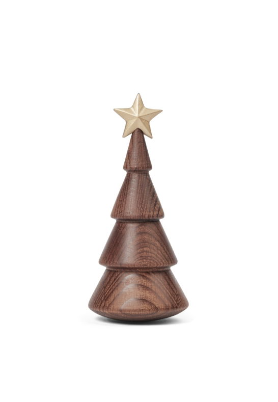 Julgran Trädekoration 14cm Bok/Guld Julgran Trädekoration 14cm Bok/Guld