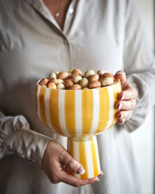 Circus Skål På Fot H19 Gul