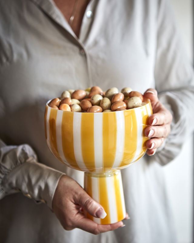 Circus Skål På Fot H19 Gul