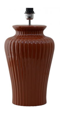 Dahlia bordslampa 50 glossy terracotta