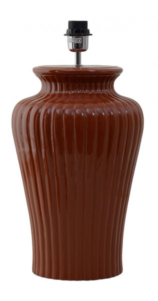 Dahlia bordslampa 50 glossy terracotta