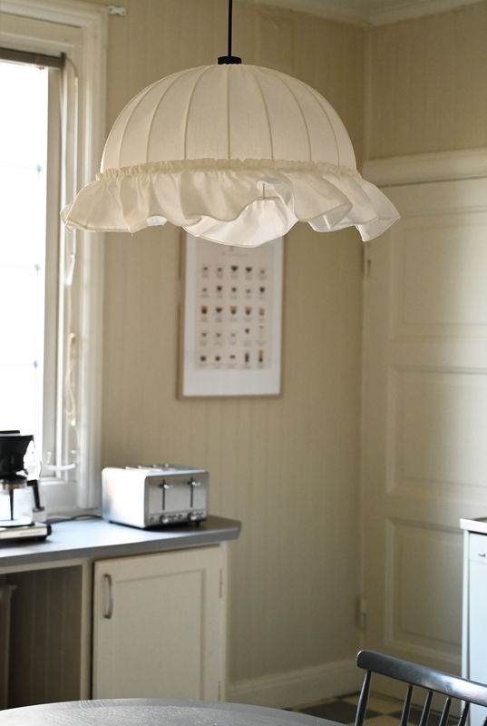 Dome Volang Takskärmar Vit Linne