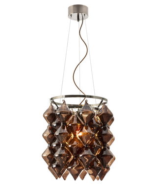 Gemma Taklampa D45 Borstad Stål/Brun