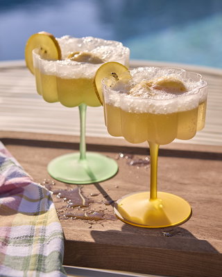 Lillie Cocktail/Dessertglas Grön & Gul