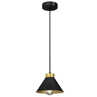 Luminery Skomakarlampa 17cm Svart/Guld