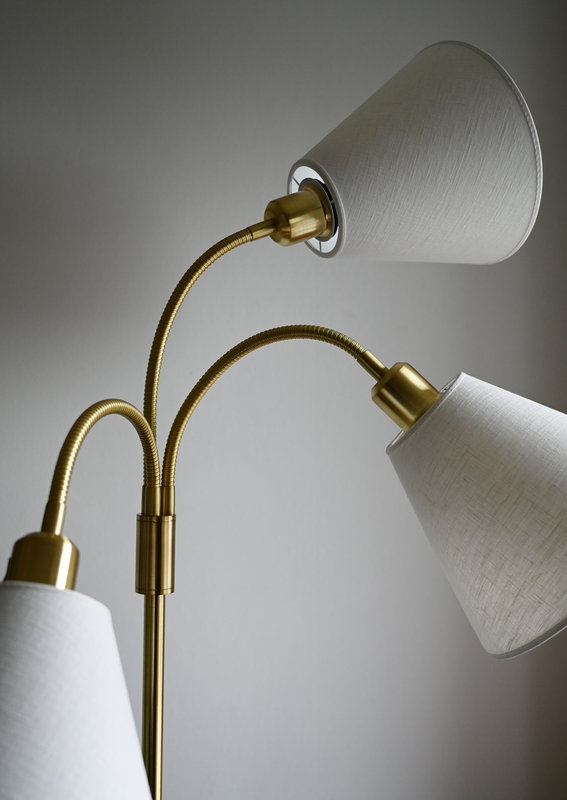 Carolin toppringskärmar vit