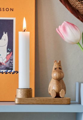 Moomin Ljusstake 10cm Trä Mumin Moomin Ljusstake 10cm Trä Mumin