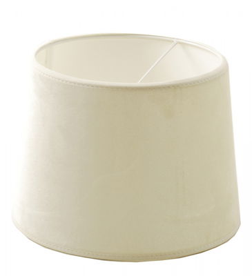 Velutto Sammet Skärmar Rund Offwhite