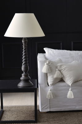 Chintz skärmar rund beige 15962