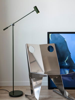 Cato LED Golvlampa Dimbar Skogsgrön/Svart