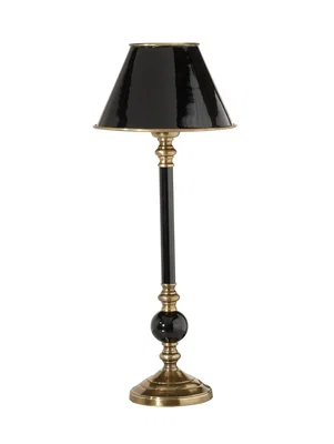 Abbey Bordslampa H49 Svart/Mässing/Svart