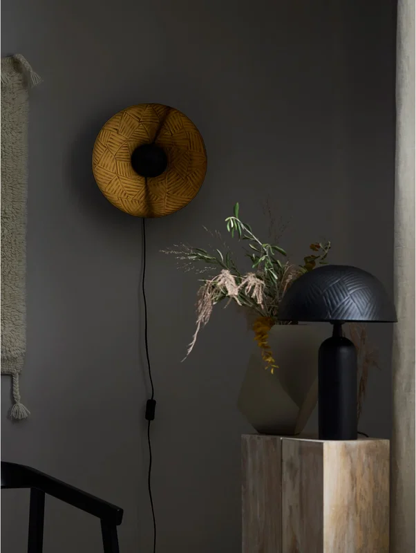 Ribble Vägglampa D35 Matt Svart