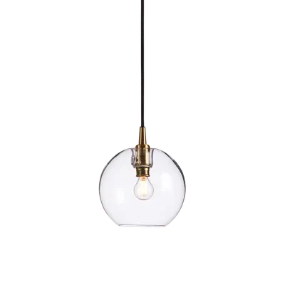 Gloria Taklampa D19 Mässing/Klar