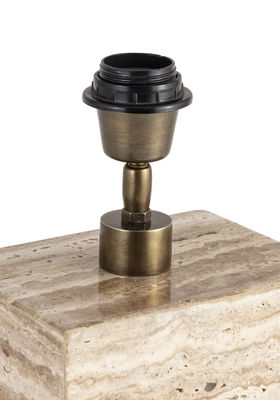 Zenith bordslampa 34 travertin beige