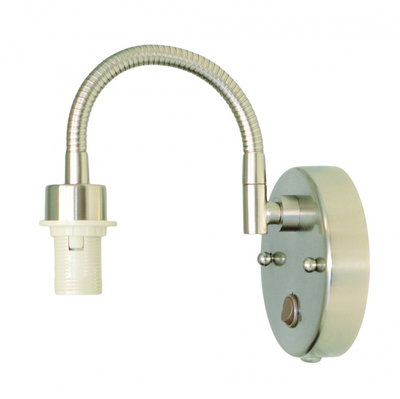 Svaneholm Vägglampa Borstad Stål