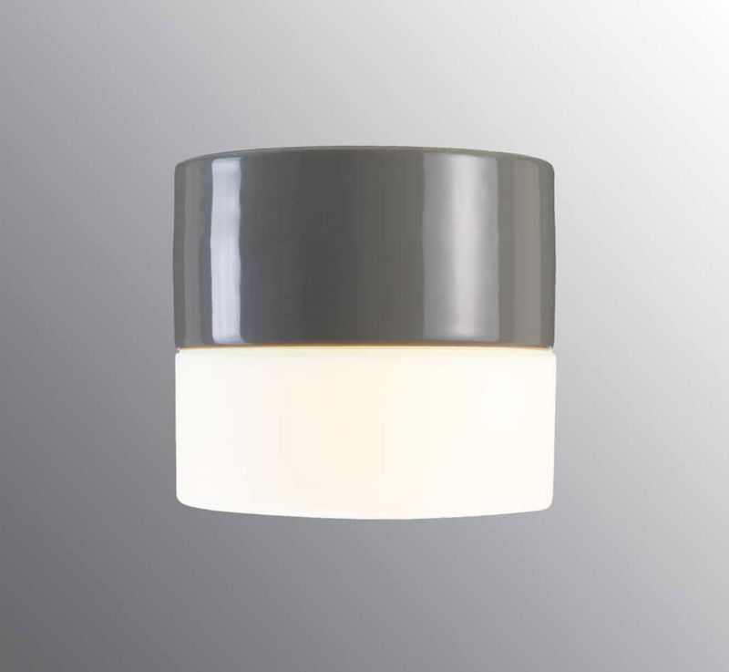 Aton Giza Plafond Grå/Opal IP44