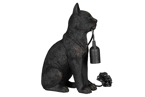 Katt bordslampa