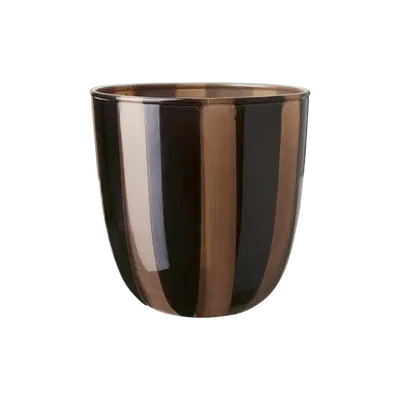 Circus Värmeljushållare Svart/Beige stl S