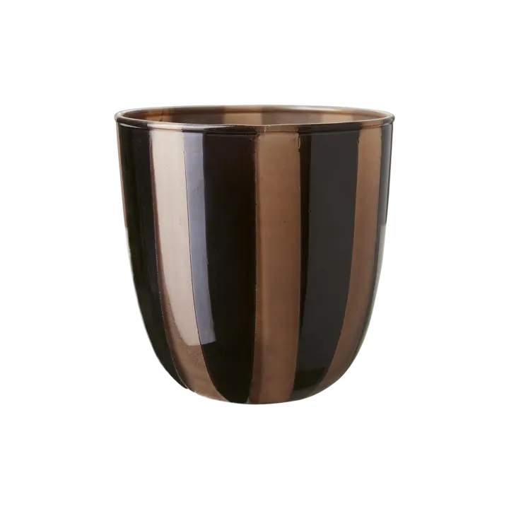 Circus Värmeljushållare Svart/Beige stl S