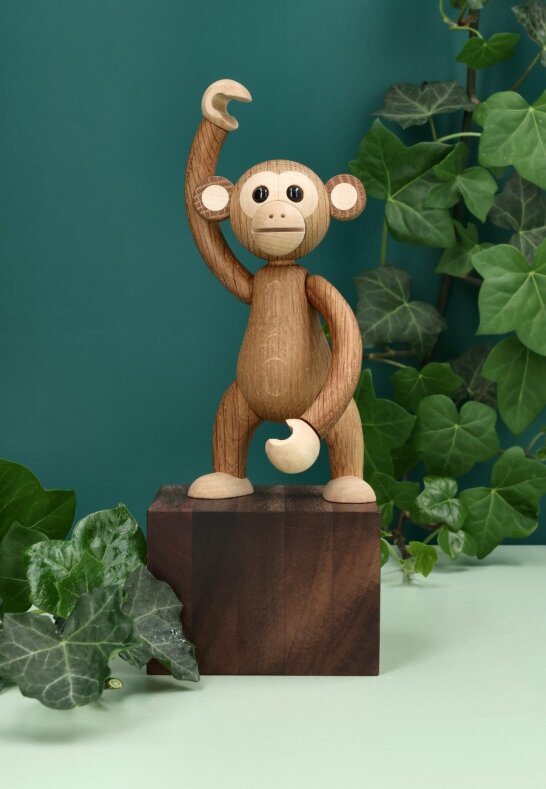 Mojo Apa Trädekoration 15cm Ek Mojo Apa Trädekoration 15cm Ek