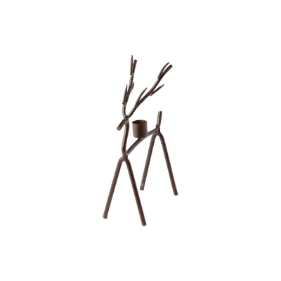 Oh Deer Ljusstake H24 Rost/Mässing