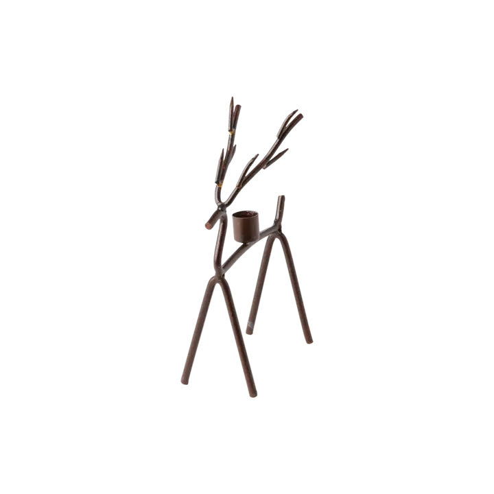 Oh Deer Ljusstake H24 Rost/Mässing