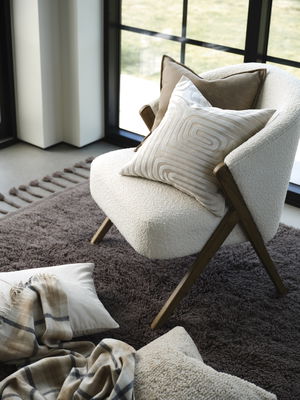 Molly Kuddfodral 45x45cm Offwhite