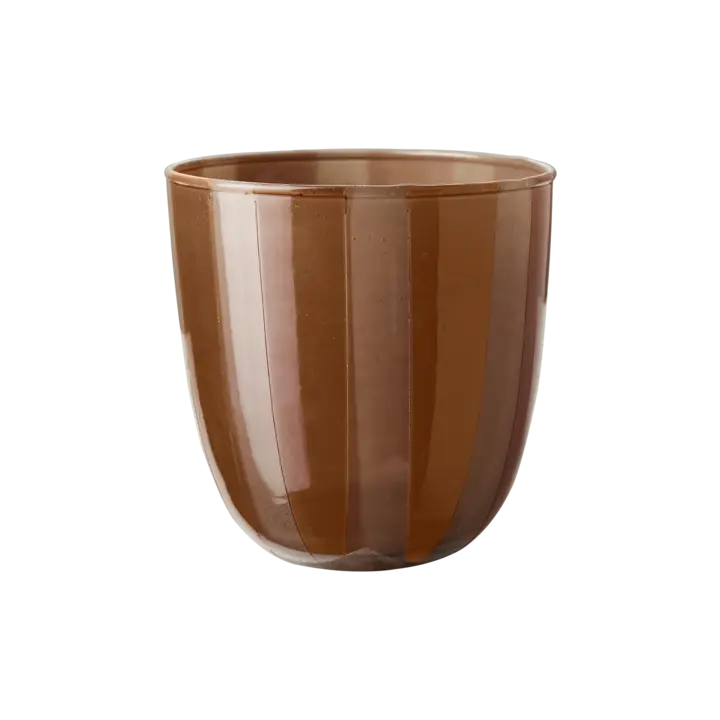 Circus Värmeljushållare Orange/Beige stl S