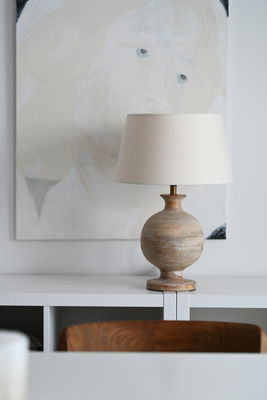 Positano lampfot med Carla oval lampskärm