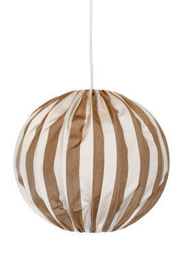 Capri taklampa 45 taupe/vit