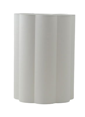 Flower Skärmar Cylinder Vit Linne