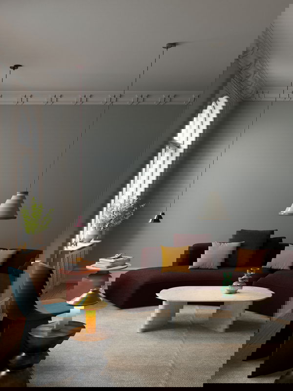 Belle Taklampa D15 Wine Red/Red Violet & D38 Grey