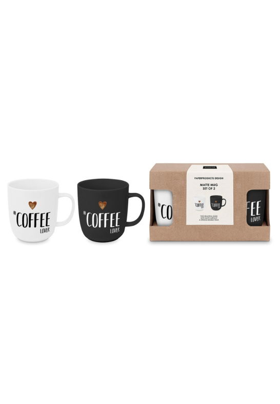 Coffee Lover mugg 40 cl matt 2-p