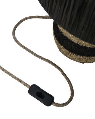 Lando Bordslampa H47 Svart/Natur