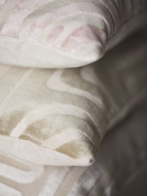 Kuddfodral Offwhite, Puder & Mossa