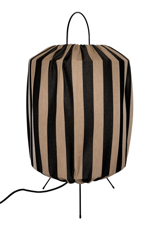 Capri golvlampa taupe/svart