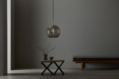 Gloria Taklampa D32 Mässing/Rök