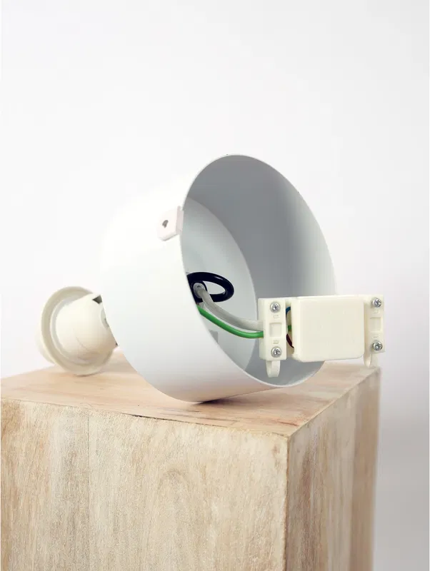 Bacup Takkopp 12cm Vit