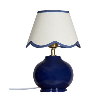 Keramik lampfot med skärm