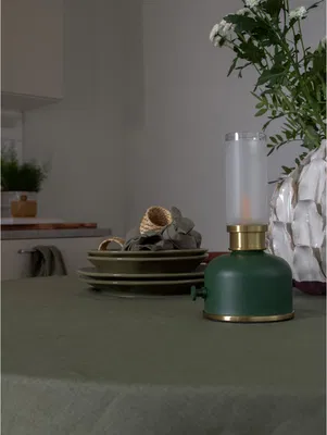 Frida USB Bordslampa Mörkgrön