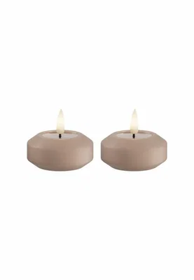LED Flytande Värmeljus 6,1x5,5 Rose 2-p