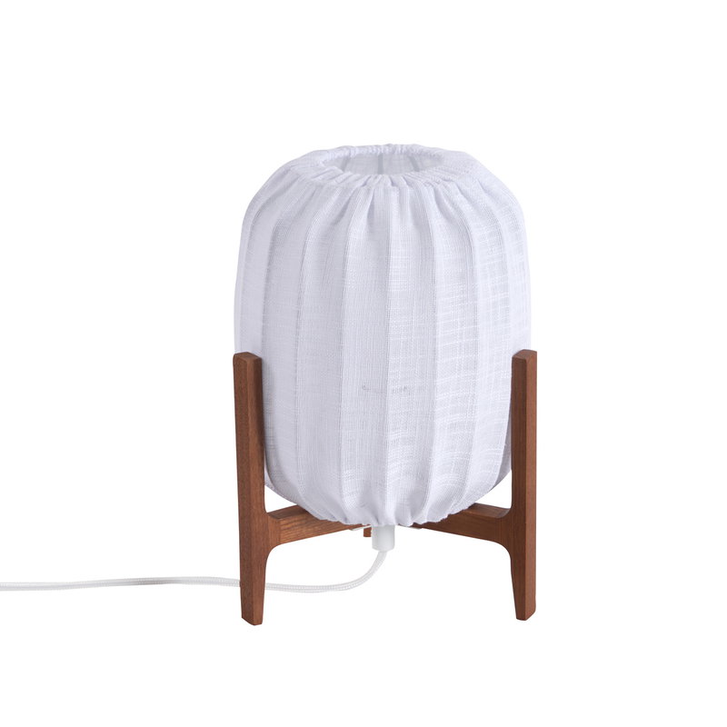 Prisma Mini Bordslampa Mörk Ask/Vit